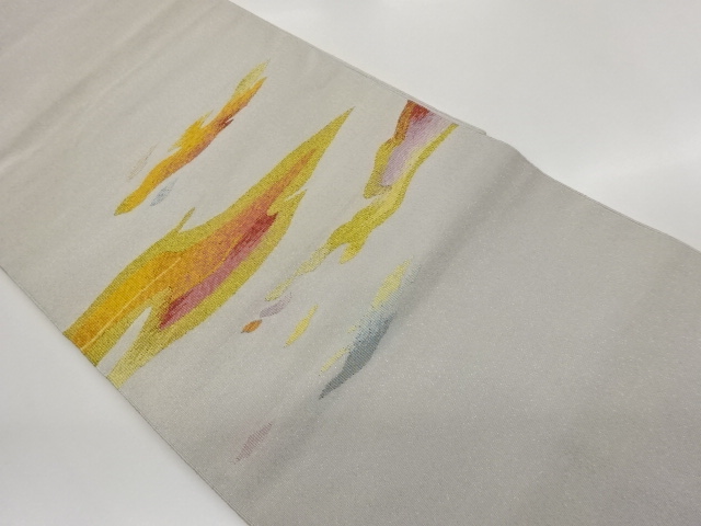 JAPANESE KIMONO / NAGOYA OBI / TSUZURE / WOVEN MIST 